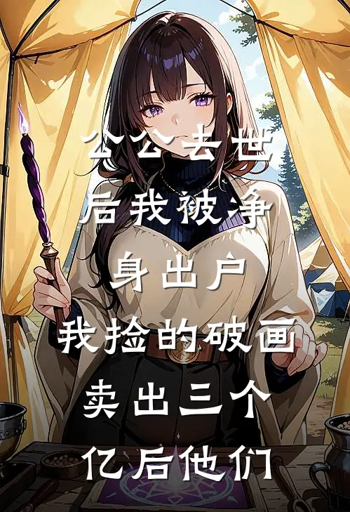 公公去世后我被净身出户，我捡的破画卖出三个亿后他们