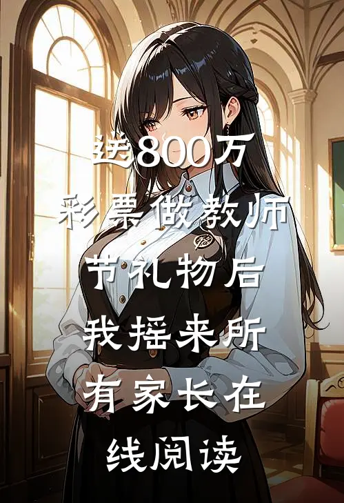 送800万彩票做教师节礼物后，我摇来所有家长在线阅读