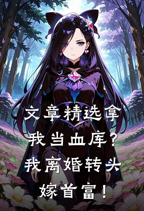 文章精选拿我当血库？我离婚转头嫁首富！