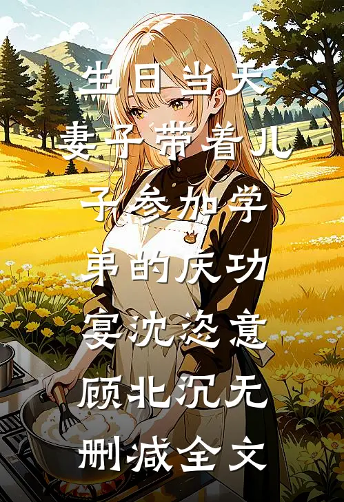 生日当天，妻子带着儿子参加学弟的庆功宴沈恣意顾北沉无删减全文