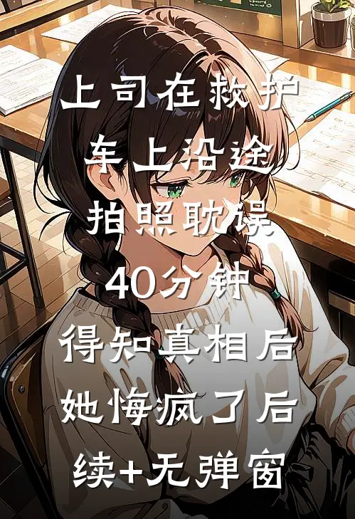 上司在救护车上沿途拍照耽误40分钟，得知真相后她悔疯了后续+无弹窗